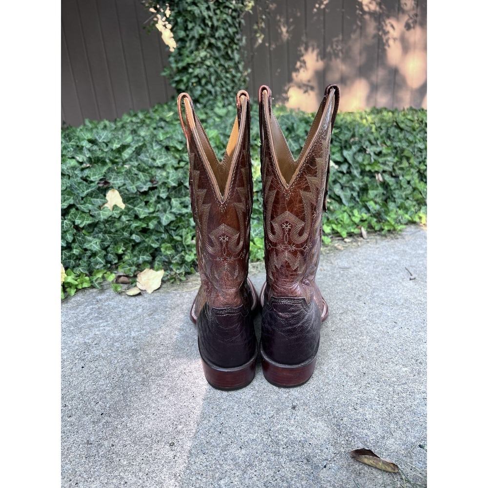 Lucchese CY7071 Men's Size 8 EE Exotic Caiman Crocodile Western Cowboy Boots - Picture 4 of 10